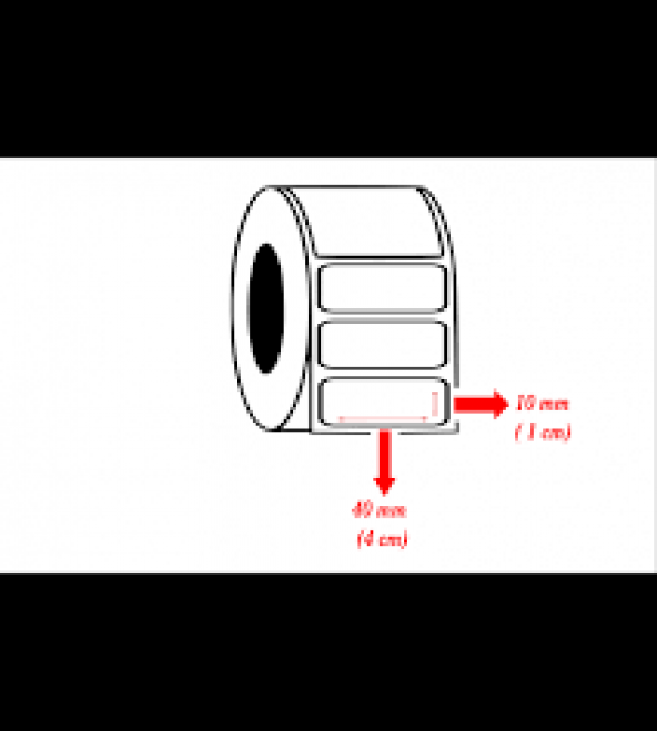 10X40 BARKOD ETİKETİ KUŞE 1000 Lİ SARIM