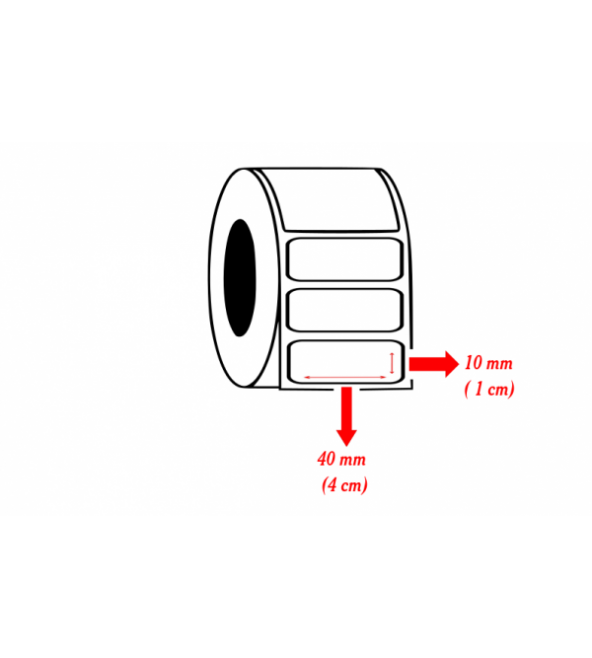 10X40 BARKOD ETİKETİ KUŞE 1000 Lİ SARIM - 2