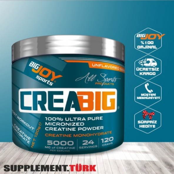 Bigjoy CreaBig Creatine Powder 120 gr
