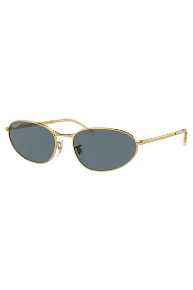 Ray-Ban RB 3734 001 / 3R 56 Polarize Unisex Güneş Gözlüğü ürün görseli 1
