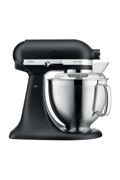 KitchenAid Artisan 5KSM185PSEBK 300 W 4.8 lt Cast Iron Black Hamur Yoğurma Makinesi - 1