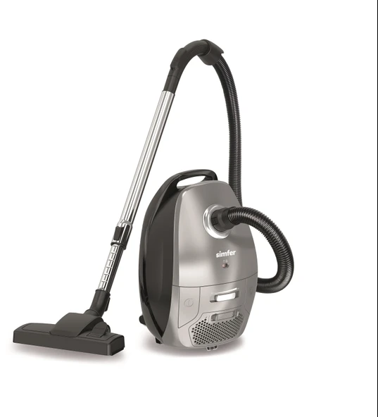 Simfer 6310 Toz Torbalı Yatay Süpürge 800W Gümüş-Gri - Resim 2