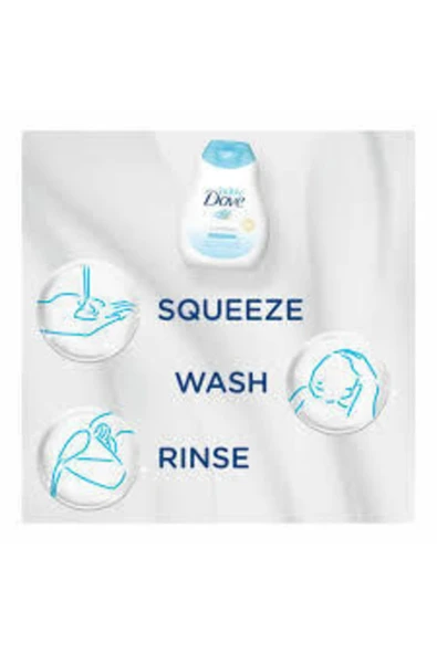 Dove Hassas Ve Kuru Cilde Sahip Bebekler Için Saç Şampuanı 400 ml - Resim 2
