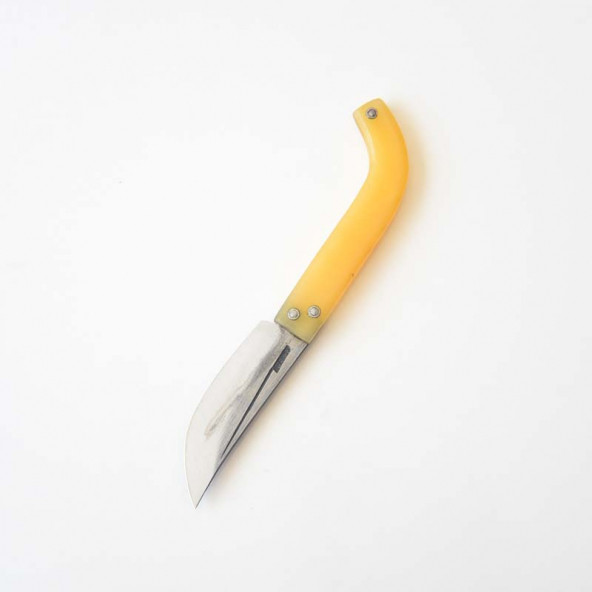 Tapan Av & Cep Çakısı 19 cm Kara Çelik Paslanır Sarı - 2