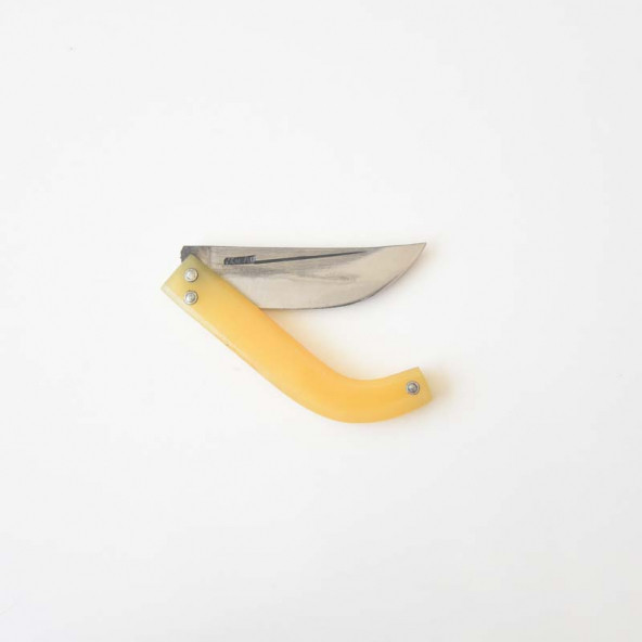 Tapan Av & Cep Çakısı 19 cm Kara Çelik Paslanır Sarı - 3