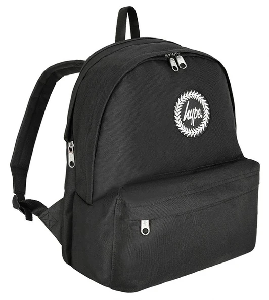Hype Siyah Üç Gözlü Günlük Sırt Çantası (Kadın/Erkek) - 25400 - Resim 2