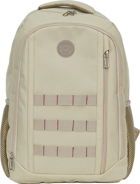 Pippa Dolphin Üç Bölmeli Bej Kız Çocuk Ortaokul ve Günlük Sırt Çantası - CNT8005-09 ürün görseli