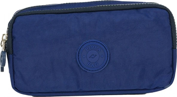 Pippa Yogi İki Gözlü Erkek Çocuk Mavi Krinkıl Kumaş Kalem Çantası/Kalemlik - KK975-9 ürün görseli