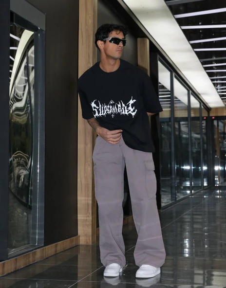 Supermade Oversizie Words T-Shirt - 3