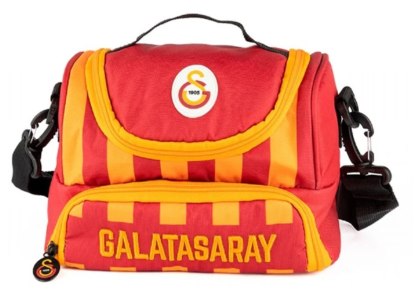 Galatasaray Nakışlı Sarı Çubuk Baskılı Erkek Çocuk Beslenme Çantası - ME25541 ürün görseli