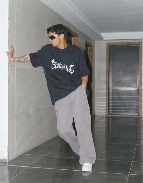 Supermade Oversizie Words T-Shirt - 4