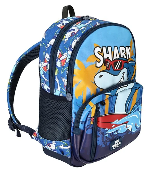Me Team Dört Bölmeli Erkek Çocuk Okul Sırt Çantası - Shark/Köpek Balığı - 25185 - Resim 2
