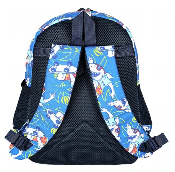 Me Team Dört Bölmeli Erkek Çocuk Okul Sırt Çantası - Shark/Köpek Balığı - 25185 - Resim 3