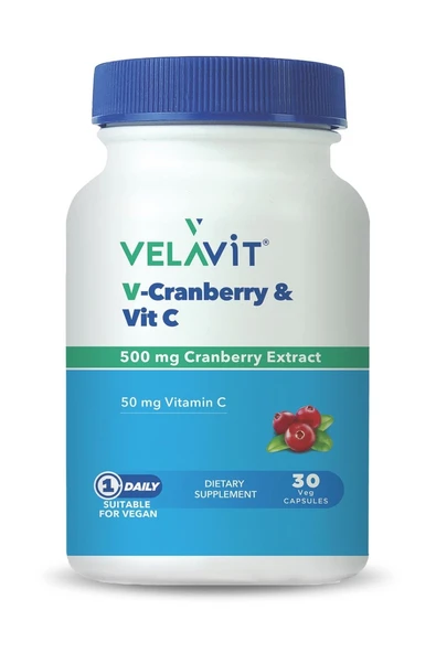 Velavit V-Cranberry & Vit C 30 Kapsül - 5