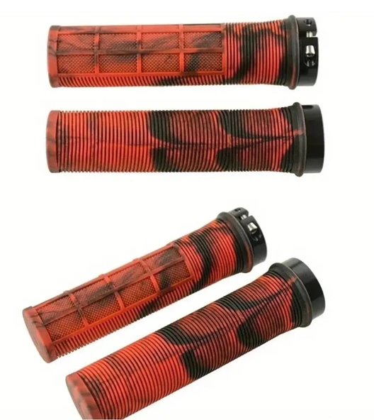 Forte Gt 1519 Silikon Bisiklet Elcik Kaymaz Yapı Kolay Kavrama Gidon Bisiklet Elciği Kırmızı - Resim 2