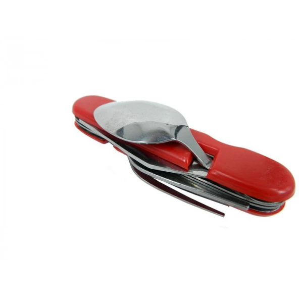 Kırmızı Çatal Kaşık B Ürün Kodu: 11 CM - Resim 2