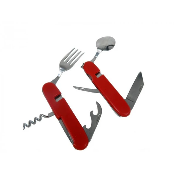 Kırmızı Çatal Kaşık B Ürün Kodu: 11 CM - Resim 3