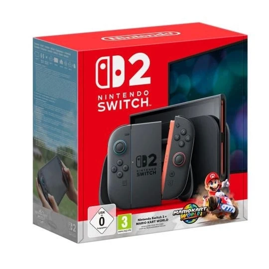 Nintendo Switch 2 Konsol + Mario Kart World Paketi