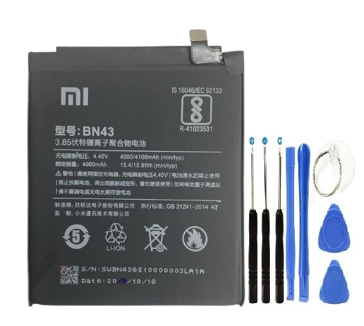 Xiaomi Redmi Note 4X Pil Batarya BN43 ve Tamir Seti