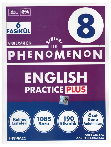 FENOMEN 8 THE PHENOMENON ENGLISH PRACTICE PLUS (6 FASİKÜL)