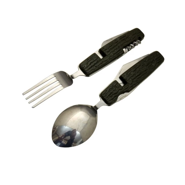 Kamp Çakısı Haki 6 Parçalı Marka:Alaska Ürün Kodu: C-003 12 CM - Resim 3