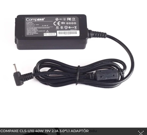 COMPAXE CLS-U10 19V 2.1A 3.0*1.1 Samsung Notebook Adaptörü ürün görseli 1