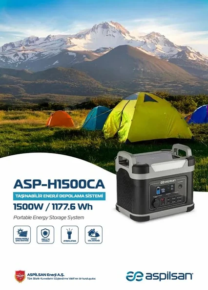ASP-H1500CA 1500W 1177.6Wh Enerji Depolama Sistemi - 2