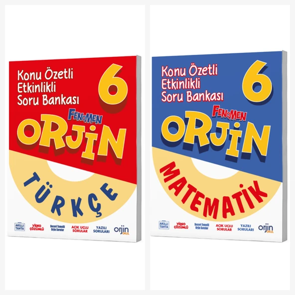 Orjin 6. Sınıf Türkçe & Matematik Soru Bankası ürün görseli