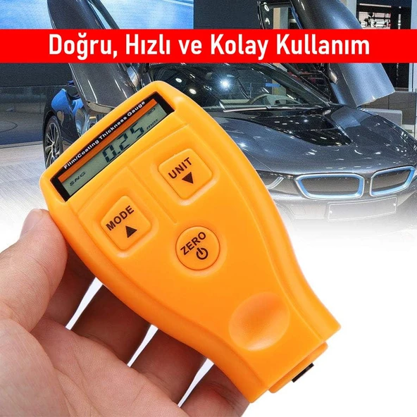 Valkyrie Dijital Kaplama Kalınlığı Ölçer – 0-2000 µm, FE/NFE Modu, LCD Ekran - 5