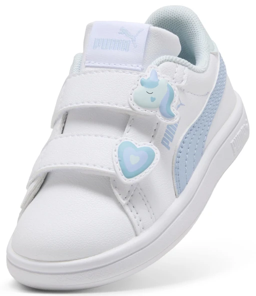 Puma Smash 3.0 Badges V Inf 397287 Ortopedik Bebek Çocuk Spor Ayakkabı - Resim 15