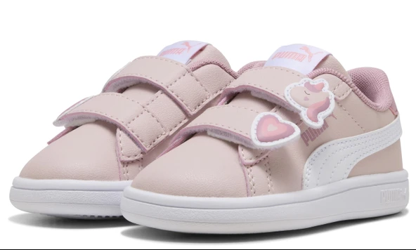 Puma Smash 3.0 Badges V Inf 397287 Ortopedik Bebek Çocuk Spor Ayakkabı - Resim 2