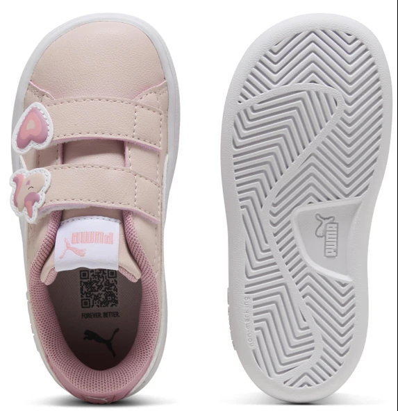 Puma Smash 3.0 Badges V Inf 397287 Ortopedik Bebek Çocuk Spor Ayakkabı - Resim 5