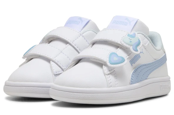 Puma Smash 3.0 Badges V Inf 397287 Ortopedik Bebek Çocuk Spor Ayakkabı - Resim 11