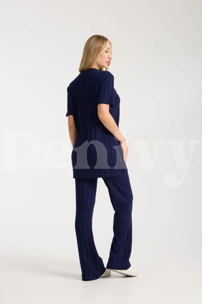 ÇİZGİLİ RELAX FİT İKİLİ TAKIM DNV-000019 - Resim 5