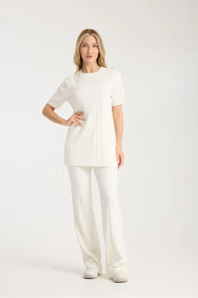 ÇİZGİLİ RELAX FİT İKİLİ TAKIM DNV-000019 ürün görseli