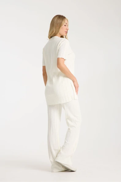 ÇİZGİLİ RELAX FİT İKİLİ TAKIM DNV-000019 - Resim 4