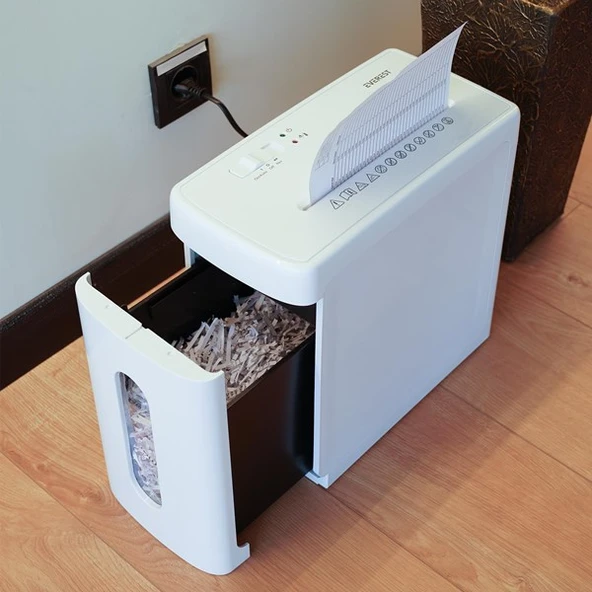 Everest JP-726C Çapraz Kesim 10L 42DB±3 Boyut 34.8*17.5*32.7 Sessiz Kağıt Kesme Makinesi Beyaz - Resim 4