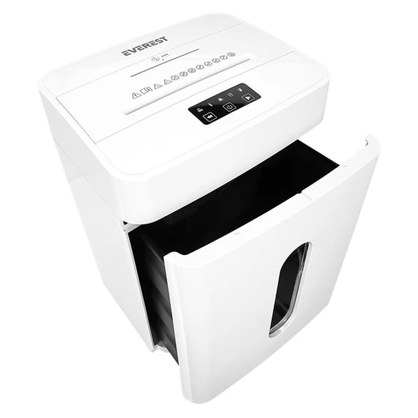 Everest JP-727C Çapraz Kesim 23L 42DB±3 Boyut 37.7*28.2*54 Beyaz Sessiz Kağıt Kesme Makinesi - Resim 2