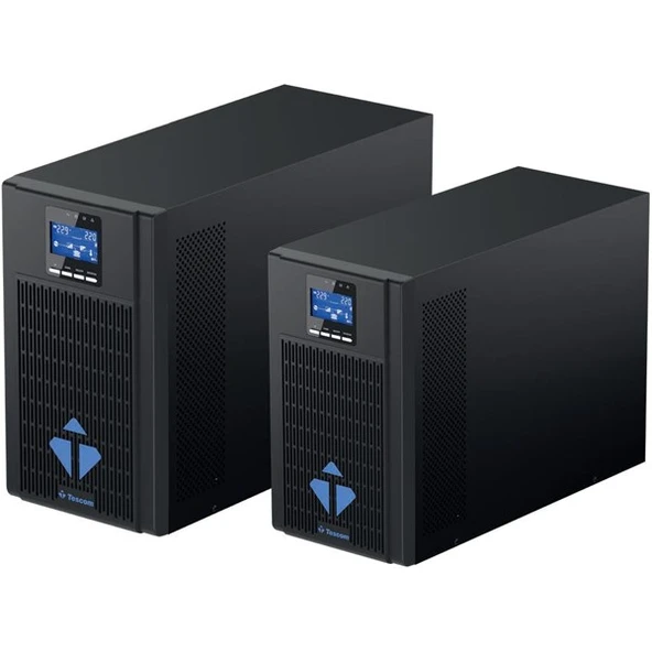 TESCOM 1KVA NEOLINE ONLINE 1/1F LCD EKRAN UPS (SNMP MODÜL DAHİL) 2x 12v 9amper - 1