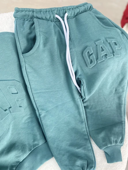 Baskılı Çocuk Eşofman Takımı – Yeşil - 4