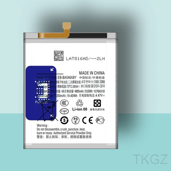 Tkgz - Samsung Galaxy A54 - A546 Batarya Pil Orijinal Sıfır ürün görseli 1