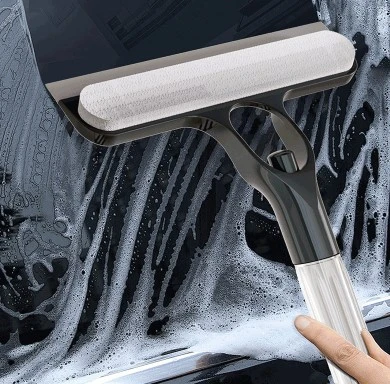 4 in 1 Spreyli Çek Çekli Camsil ve Fırça Aparatı - 1