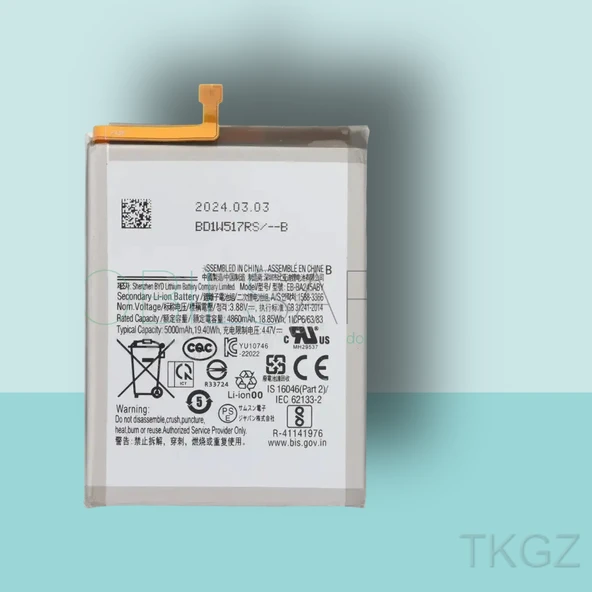 Tkgz - Samsung Galaxy A24 - A245 Batarya Pil Orijinal Sıfır ürün görseli 1