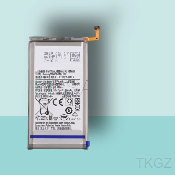 Tkgz - Samsung Galaxy S10 Batarya Pil Orijinal Sıfır ürün görseli 1