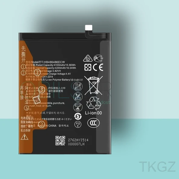 Tkgz - Huawei P30 PRO Batarya Pil Orijinal Sıfır ürün görseli 1