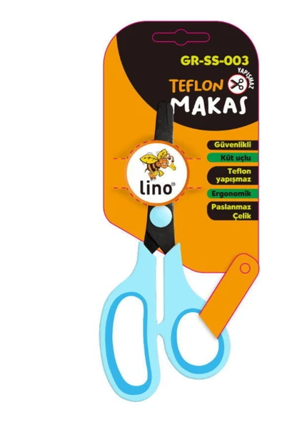 Lino Teflon Makas - Yapışmaz Blisterli - 2