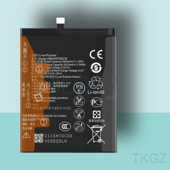 Tkgz - Huawei Y5 2019 Batarya Pil Orijinal Sıfır ürün görseli 1