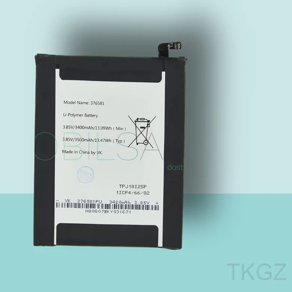 Tkgz - Casper A3 Batarya Pil Orijinal Sıfır ürün görseli 1