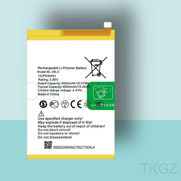 Tkgz - İnfinix S5 LİTE - BL-39LX - Batarya Pil Orijinal Sıfır ürün görseli 1