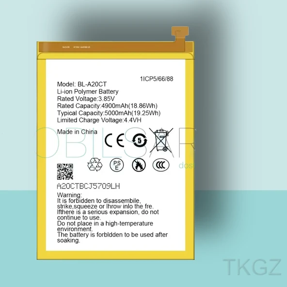 Tkgz - OMIX X400 - BL-A20CT - Batarya Pil Orijinal Sıfır ürün görseli 1